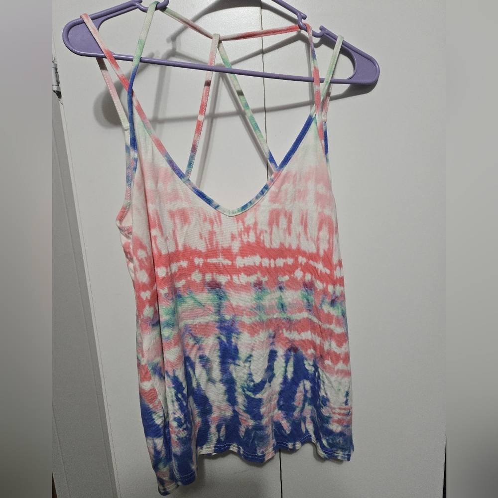 VENUS Multicolor Tie-Dye Tank Top